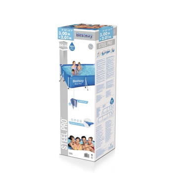 Basen Stelażowy Steel Pro 300x201x66 Prostokątny BESTWAY